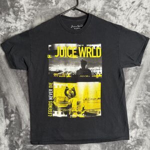 Juice Wrld Rap T Shirt Size X-Large Legends Never Die Hip Hop Black 999